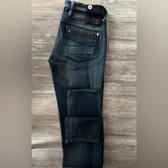 G-STAR women’s blue wash jeans, size 27x32 - Picture 4 of 7
